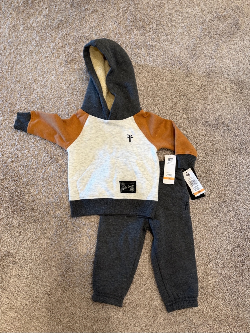 Frye 2-Piece Hoodie and Jogger Set  12months
